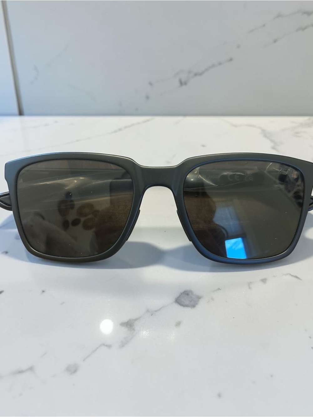 NWT Zeal Black Rectangular Polarized Sunglasses - Picture 2 of 3